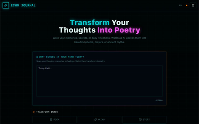 AI Echo Journal project image