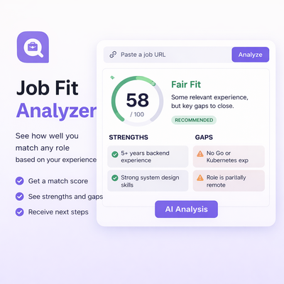 Job Fit Analyzer project image